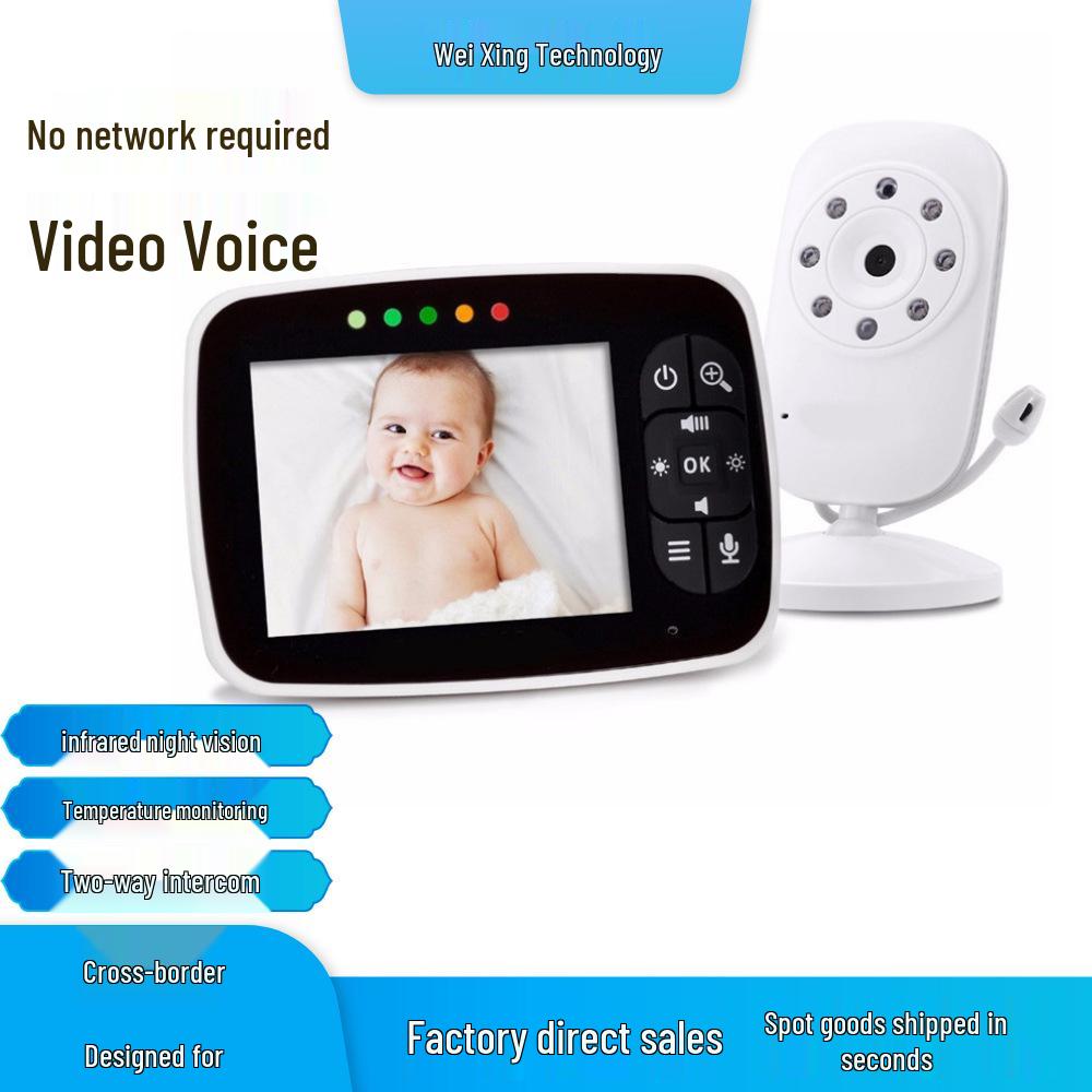 3.5  Wireless HD Baby Monitor with Two-Way Talk SM35