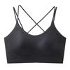 Spring Seamless Ice Silk Suspender Underwear Thin Shoulder Strap Cross Beautiful Back Breathable No Steel Rim Comfortable Vest