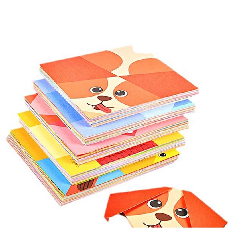 54pcs/set Handmade Origami Material Package DIY Colored Paper Office Supplies Animal/Life Theme Art Supply Handicrafts TMZ