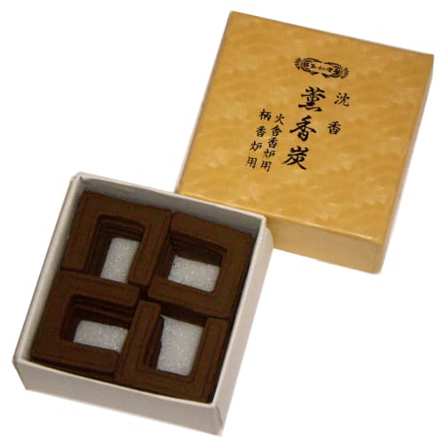 Gyokushodo Incense Sticks, Agarwood Incense Charcoal, Square, Small, 20 Sticks #862