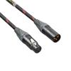 TOPPING XLR to XLR 6N OCC Shielded Audio Grade XLR Short Outer Black Pair TCX1-25 Cable, Approx. 25cm, High-Purity Conductor, 2-Core Structure, Cable,