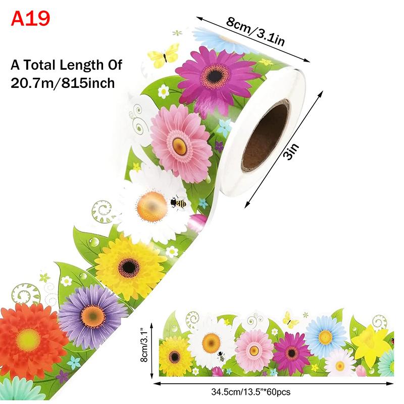 32 Colors 18M Self Adhesive Border Classroom Decors Border Trim Sticker Colorful Dot Trim Border Bulletin Board Border Trim