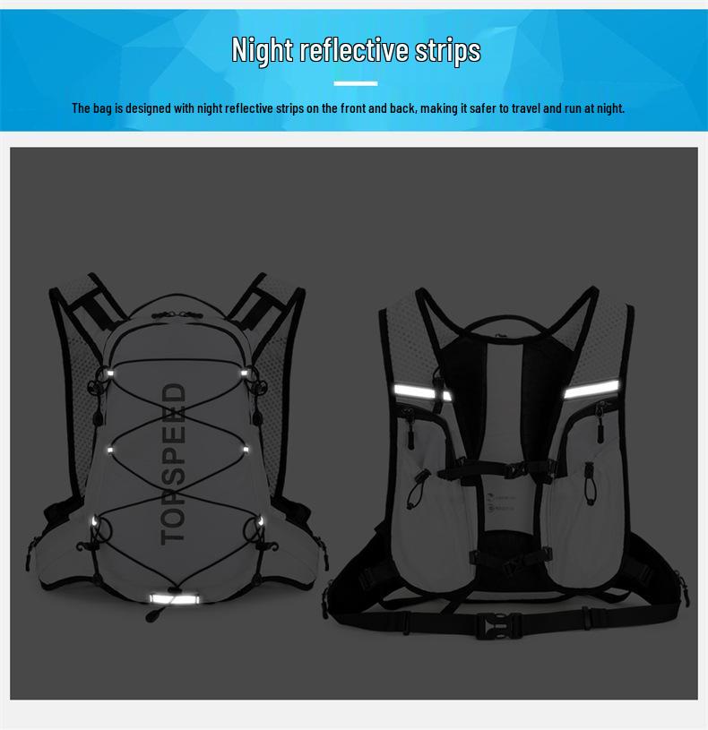 12L Lightweight Multifunctional Backpack for Sports, Cycling, Marathon & Hiking with Hydration Pack