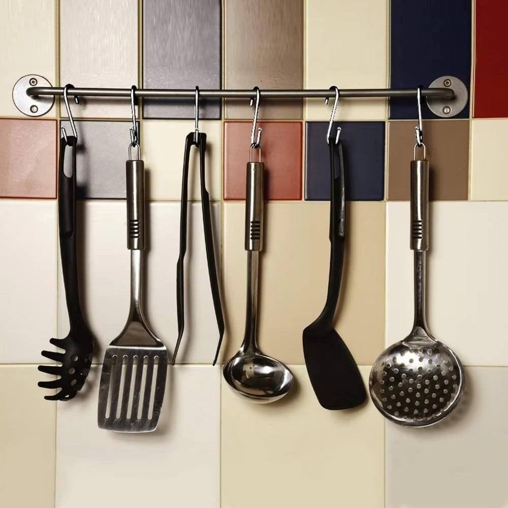 20PCS Smooth Surface S Shaped Hooks Multi-Use S Hanger Hook Hanging Hooks  Bedroom