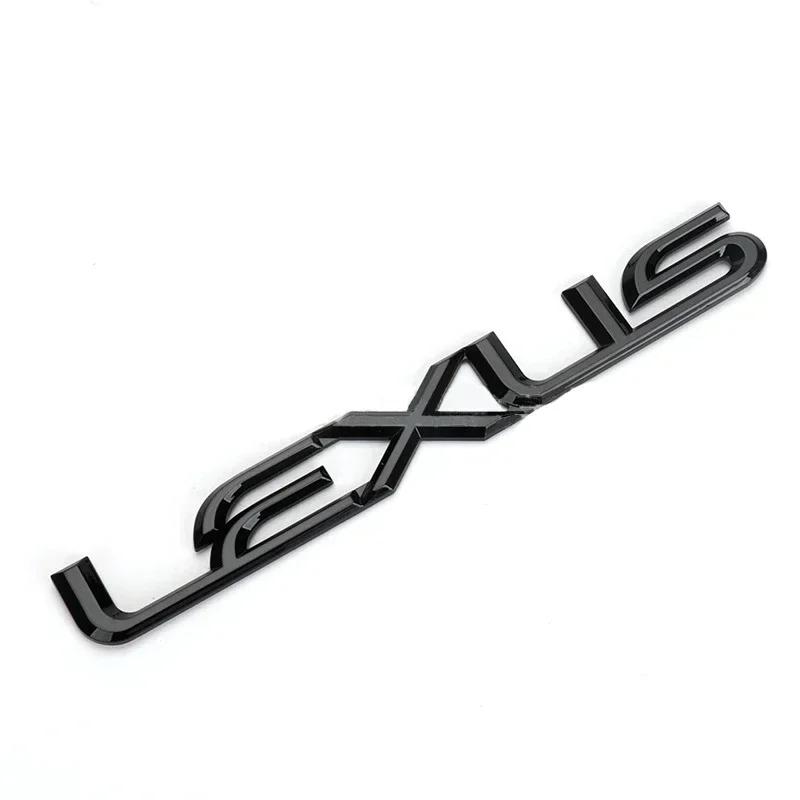 For Lexus LX470 LX570 Logo IS300 ES250 ES350 IS250 CT200H GS350 NX200T Car Rear Trunk Emblem Badge Sticker Auto Accessories ABS