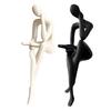 3D Printed Thinker Figurines Ornaments Minimalist Abstract Art Sculptures for Home Office Bookcase