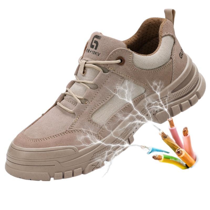 Insulated Shoes Men's Plastic Bag Head Anti-smashing and Anti-piercing Protective Insulation 10KV Electrical Shoes