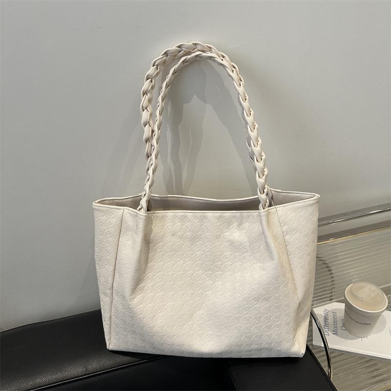 

2025 Женская сумка через плечо из мягкой кожи большой вместимости - Модная сумочка для студентов