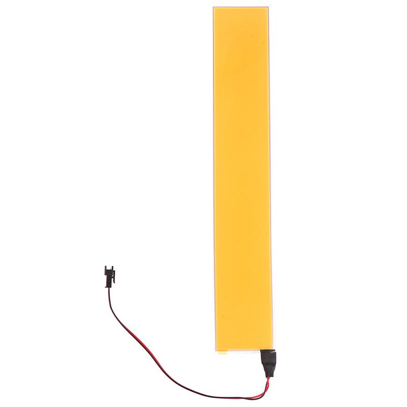 Flexibles EL-Lichtpanel Elektrolumineszente Hintergrundbeleuchtungsstreifenlampe für Zuhause, Auto, Party 30,3x5,3cm
