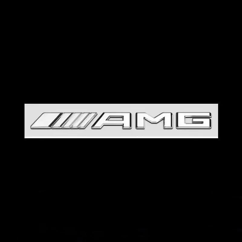 

AMG Letter stickers Car Rear Trunk Emblem Fender Badge For Mercedes Benz GLE43 GLE400 GLE450 GLE53 GLE63S C-pillar badge 15-19 models
