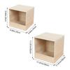 Parakeet Nesting Box Wood Breeding Box Bird Nest Wooden Pigeon Nesting Box for Cockatiels