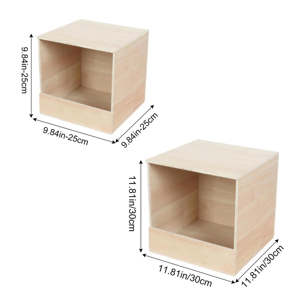 Parakeet Nesting Box Wood Breeding Box Bird Nest Wooden Pigeon Nesting Box for Cockatiels