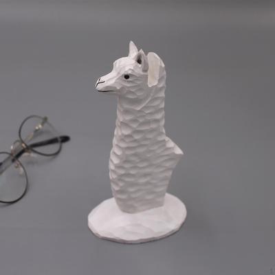 Animal Eyeglasses Spectacle Holder Carving NightStand Decoration Ornament Funny Hand Carved &