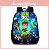 Ben 10 Kids Backpack With Creative Print Nylon School Bag For Boys And Girls
