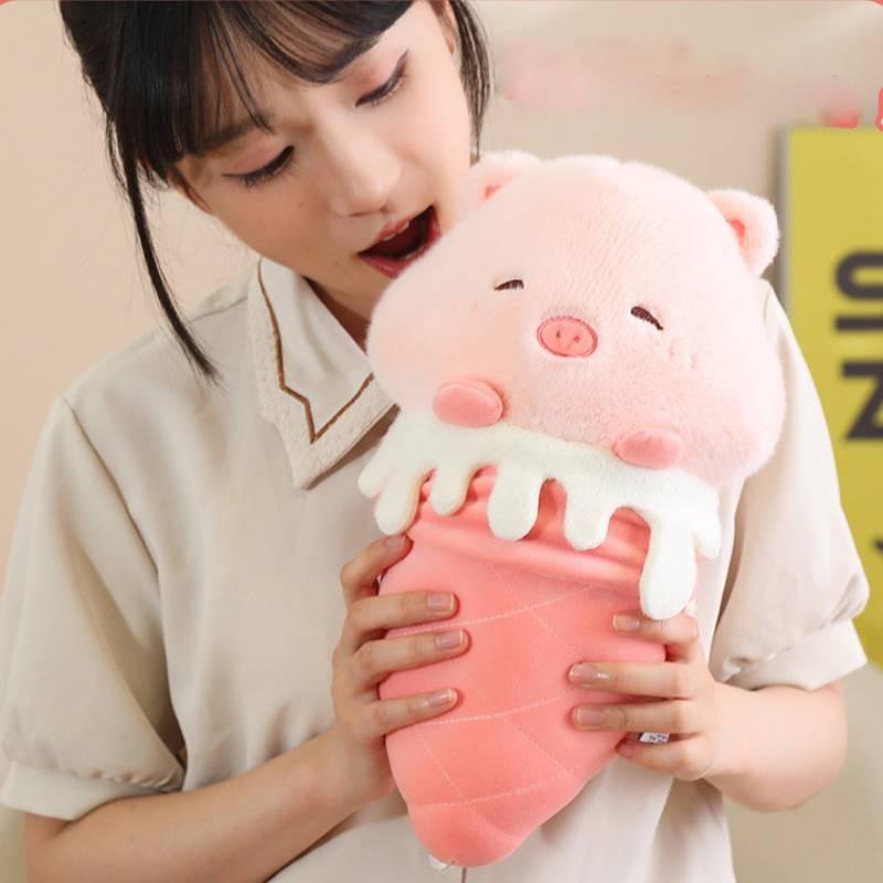 Adorable Cartoon Ice Cream Plush Toy Featuring Cute Capybara Pig Design For Kids