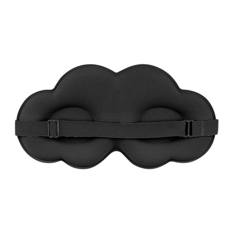 Adjustment Lightweighted Eye Mask With 3D Contoured Design Full Light Blocking Breathable Fabric