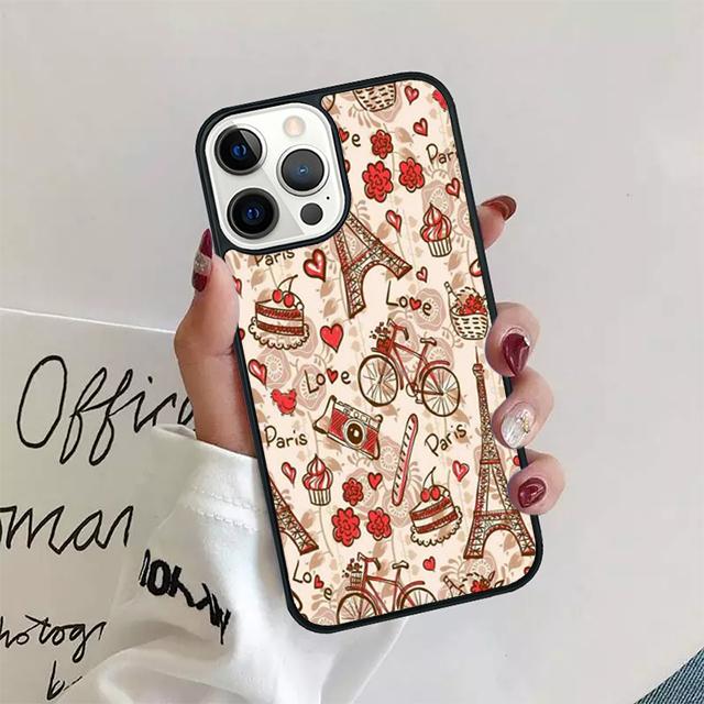 Romantic Paris Eiffel ToweR Coque Shell For iPhone 17 Air 15 16 14 13 12 Pro Max 11 Pro Max Plus Phone Case Cover