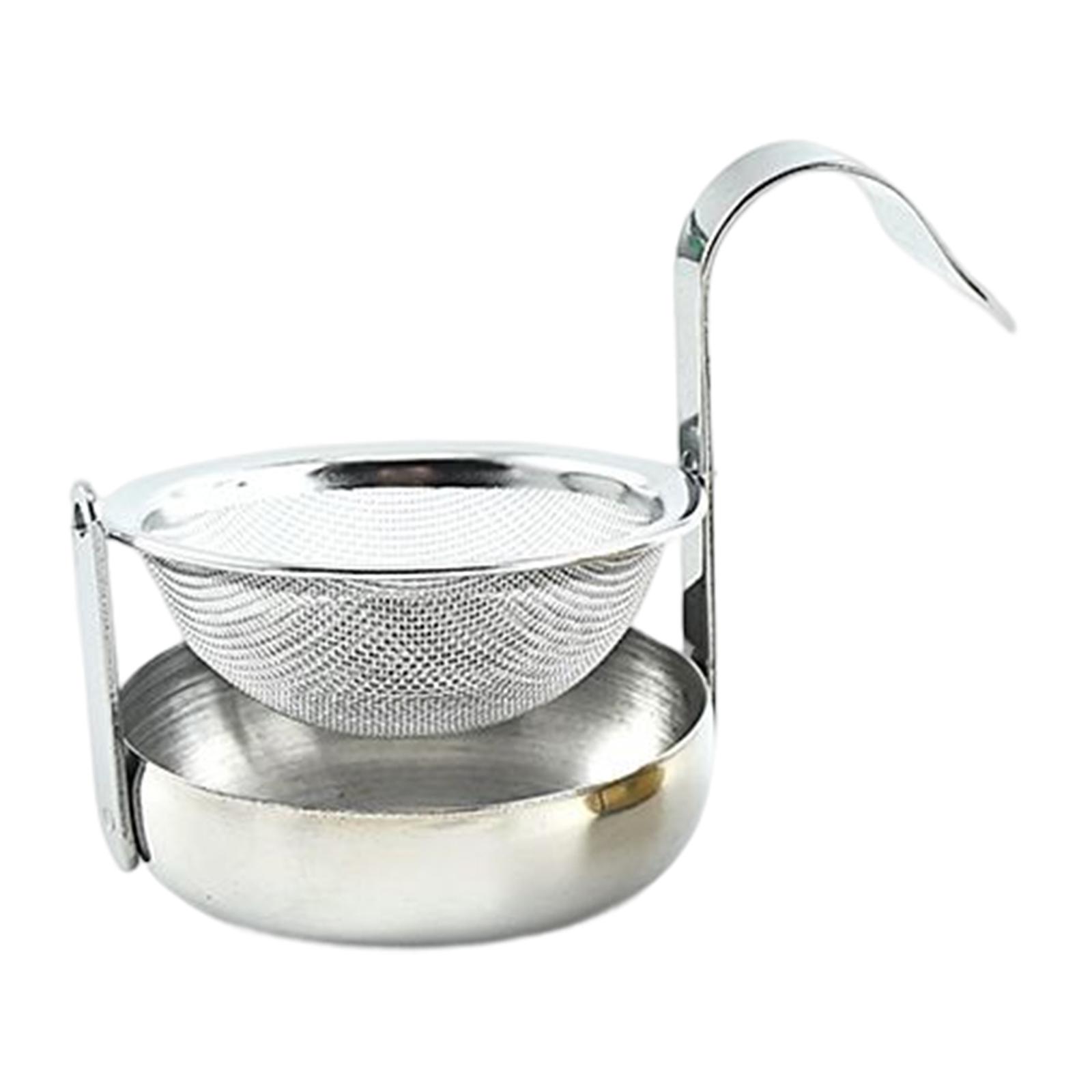 

Rotating Tea Strainer with Handle 304 Stainless Steel kitchen Tool Teaware Tea Filter kitchen Home Bar серебряный