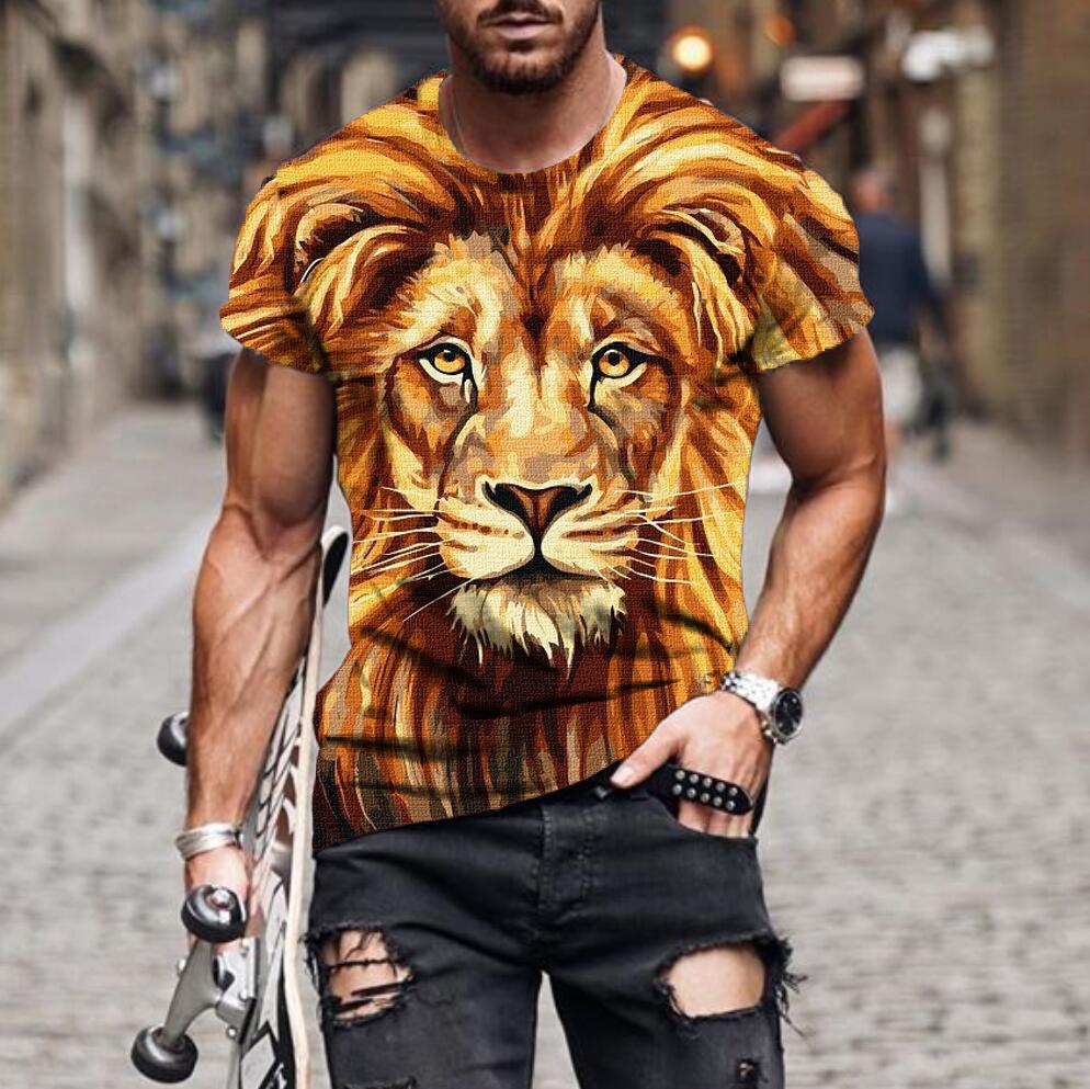 Summer Fashion Short Sleeve T-Shirt 3D Print Tee