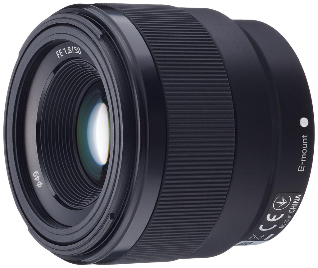Sony SEL50F18F Standard Prime FE 50mm for Digital SLR Cameras Lens, F1.8, Full-Frame [E-Mount]