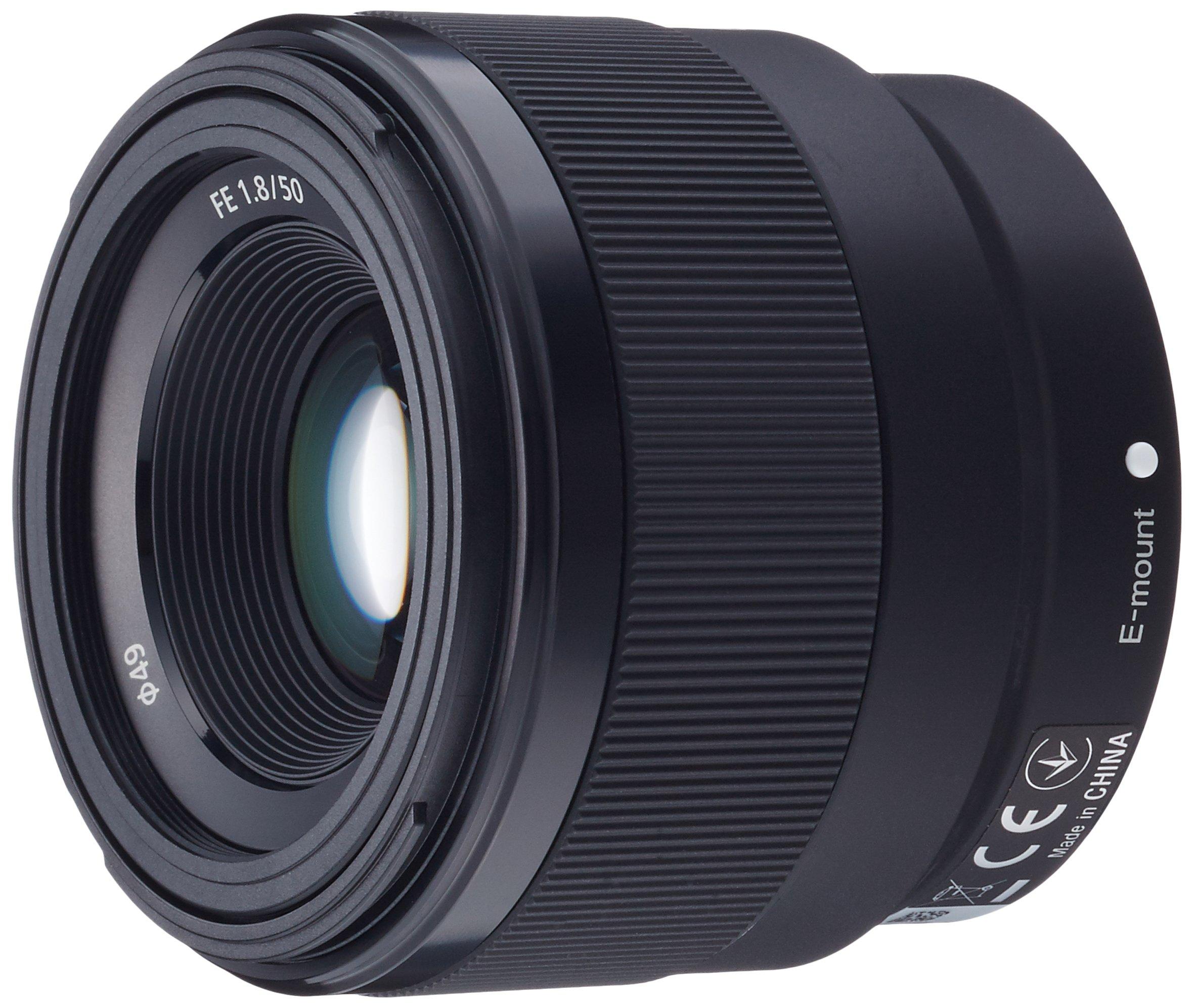

SONY SEL50F18F Standard Prime FE 50mm for Digital SLR Cameras Lens, F1.8, Full-Frame [E-Mount] чорний
