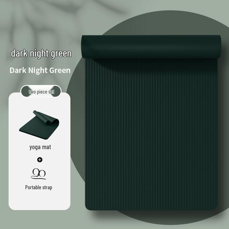 Men's Thickened Non-Slip Extra Long & Wide Yoga Mat for Beginners - Home Fitness Exercise Mat with Free Shipping