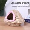 Nid de Perroquet Tissé à la Main: Rattan Chaleureux & Isolation Épaisse en Coton
