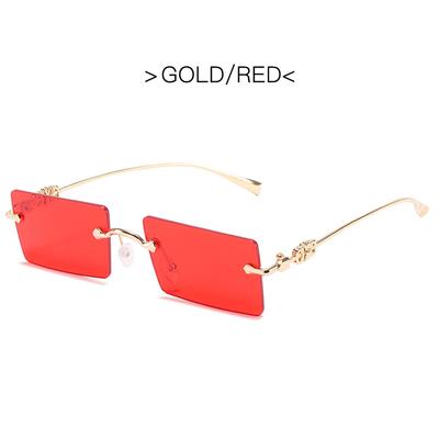 Trend Luxus Sonnenbrille Fashion Square Brille Damen Sonnenbrille Klassische Retro Metallrahmen Brille Männer und Frauen Uv400