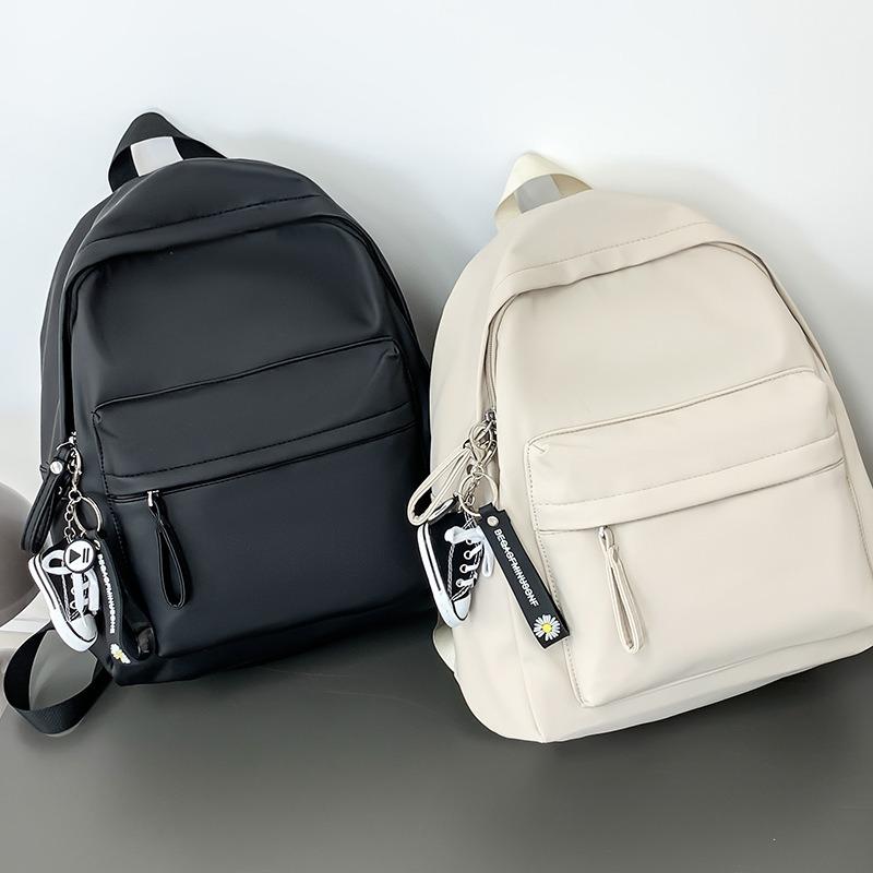 School Bag Backpack Men's Simple Large-capacity Travel Backpack Junior High School College Student Class School Bag Women