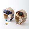 Cold Proof Pilot Hat Cute Cartoon Warm Hat Fashion Ear Protection Cap  Winter