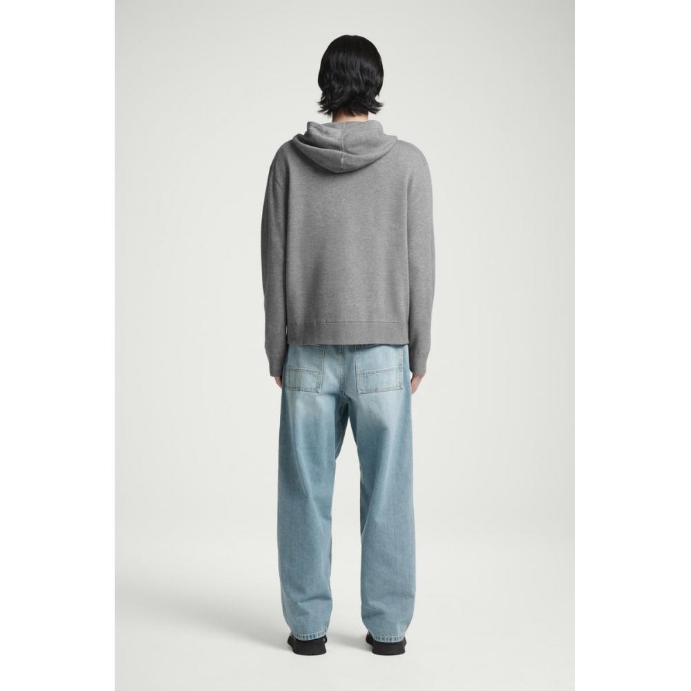 Cos Japan Knit Zip Up Hoodie