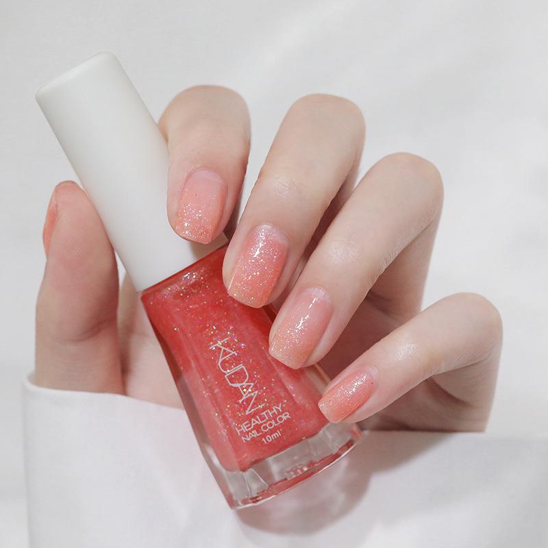 Water-based Peelable Odorless Quick-Dry Nail Polish Top Coat & Strengthener