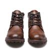 Fashion Men Boots Leather Spring Autumn Vintage Style Ankle Boot Lace Up Footwear Fashion Casual Shoes Man Botas Hombre