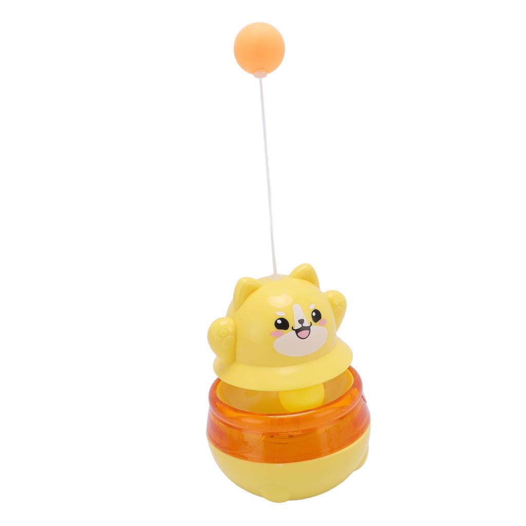 Cat Ball Dispenser Toy Funny Food Feeder Self Entertainment Interactive Cat Toy with Teaser Wand