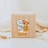 Personalized Money Box Initial with Name Wooden Money Boxes Child Coin Bank Birthday Holiday Gifts for Kids Coin Collection Case