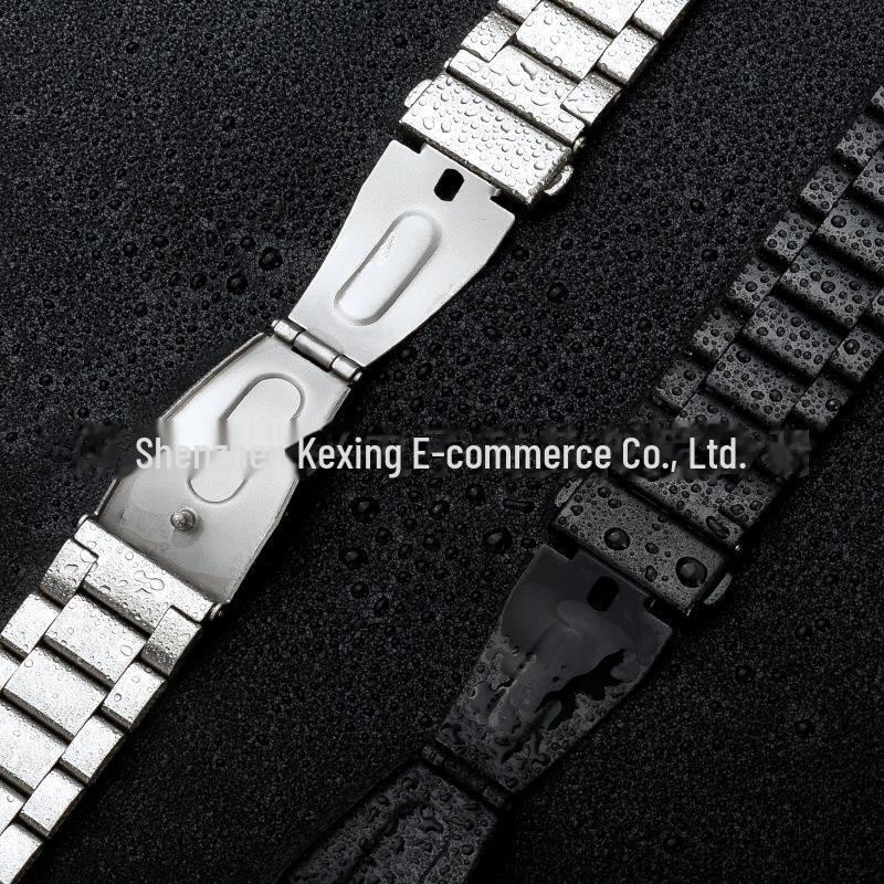 Stainless Steel Strap for HW Watch GT3/GT2 Pro - Three-Bead Design for Smart Sports Watch