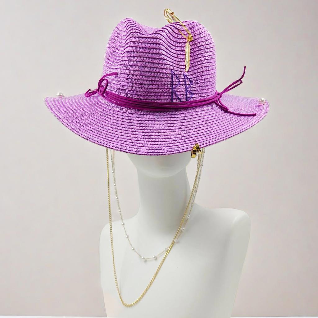 Women's Sun Hat Straw Hat  New Style Paired with Bikini Jazz Hip Hop Summer Hat Punk Fashion Style Beach Hat Church Hat