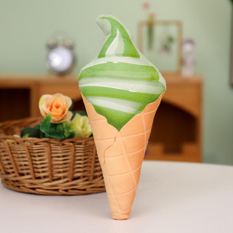 Simulated Cute Fruit Ice Cream Pillow Plush Toys for Girls Sofa Cushions At Home Ornaments Children's Gifts