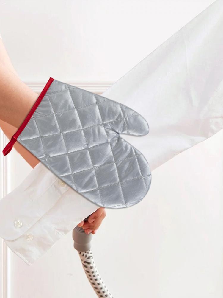 1pcs Microwave Gloves Oven Insulation Gloves Heat Resistant Single Glove Kitchen Baking Supplies Garment Steamer Ironing Gloves