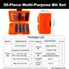 27/35/39Pcs Bits Drill Bits Set Hole Bit Storage Case Impact Driver Bits Hexagon Bits Heavy Duty Twist Sleeve Home Repair