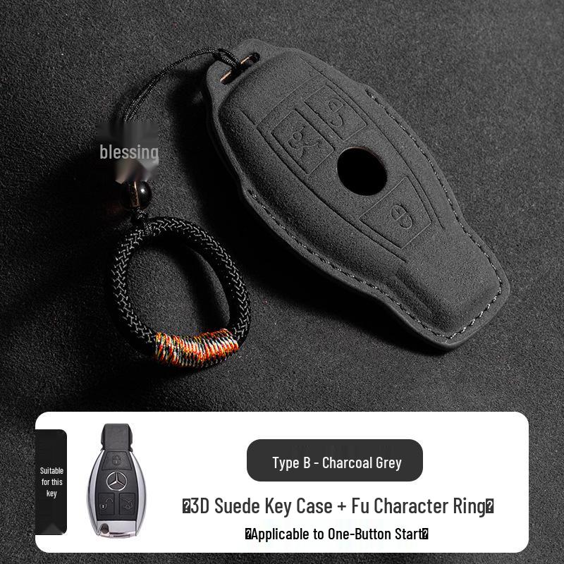 Étui de clé Mercedes-Benz pour GLC, GLE, GLB, GLA, C200L, C260L, E300L, Classe E, Classe S, Classe C