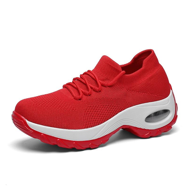 Air Cushion Socks Shoes Womens Walking Shoes  Slip on Sneaker Socks Platform Nurse Lightweight Shoes