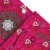Pink Mandala Shower Curtain 3D Printed Waterproof Bath Mat Decor For Home Bathroom Flower Pattern Decoration (Sizel72 X W72 Inch