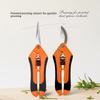 2pcs Stainless Steel Pruning Shears for Gardening Fruit Picking Labor-saving Comfortable and Portable Garden Tools