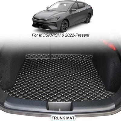 1 szt. Dla MOSKVICH 6 2022-2025 Car Styling niestandardowa mata główna bagażnika wodoodporna odporna na zadrapania antypoślizgowa osłona ochronna akcesorium samochodowe