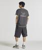 Nyuballanseu Nbnvg21513 / Uni Frozen Cotton-Like Cargo Knee-Length Bermuda Shorts (Charcoal)