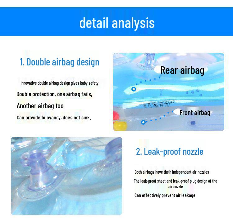 Babyschwimmring - Aufblasbarer, verdickter Schwimmer mit kostenlosem Versand