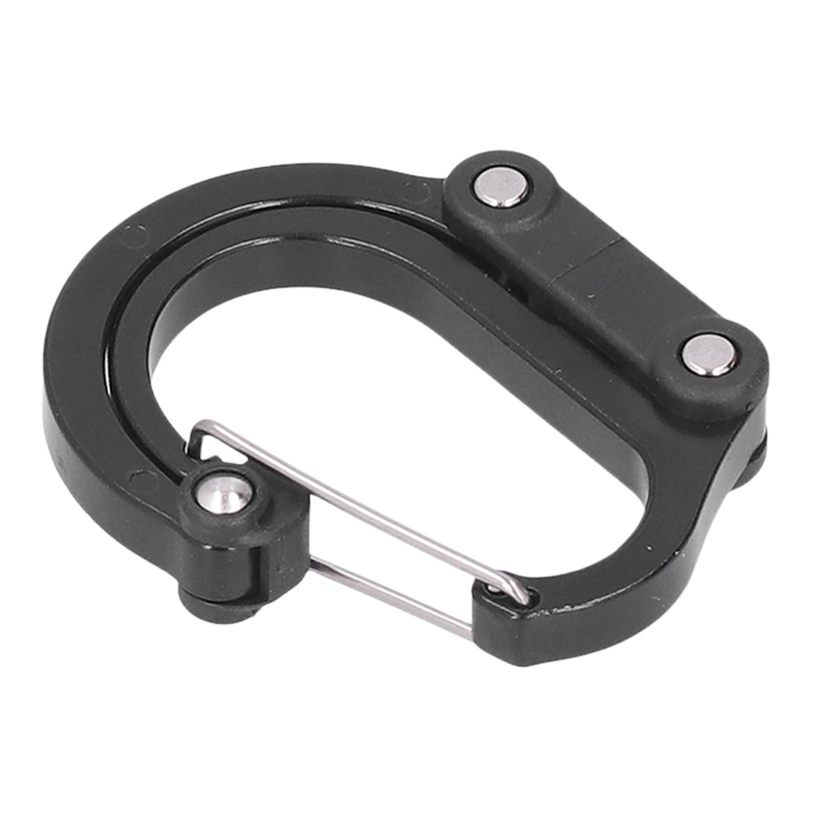 

D Type Carabiner Multifunction Portable Aluminum Alloy Hook Clasp Clip for Outdoor Camping Picnic Hiking