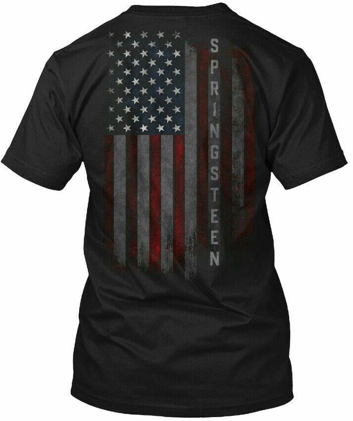 

Springsteen Family American Flag Gildan Tee T-Shirt