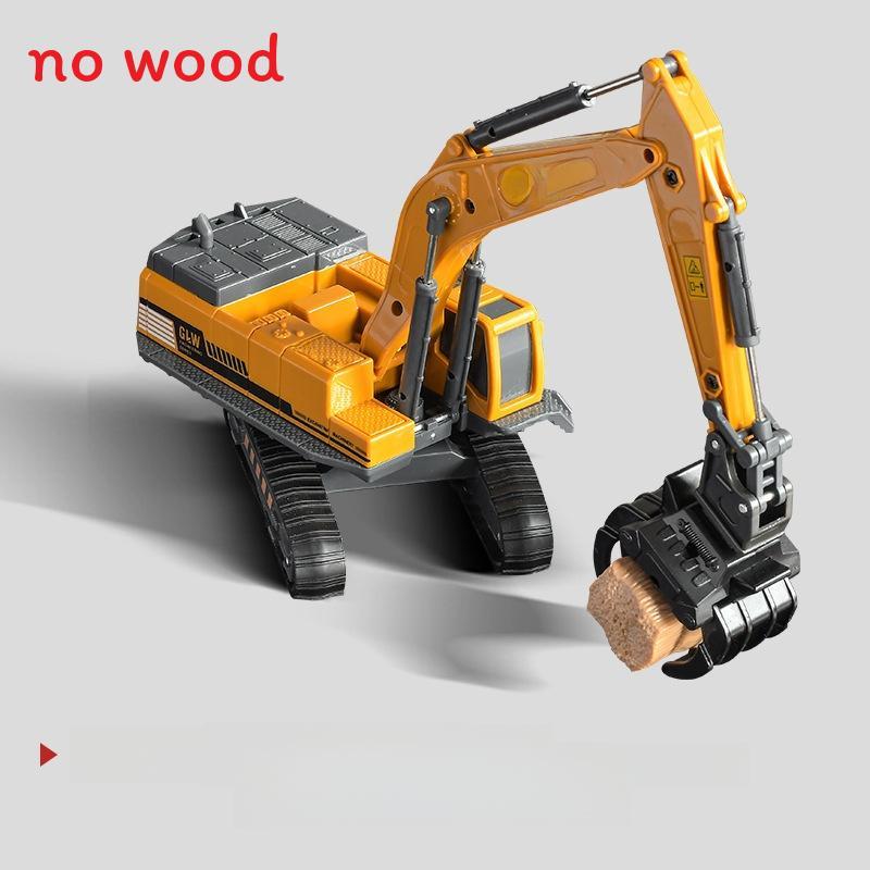 Alloy Excavator Construction Toy For Kids With Inertia Drive And Articulated Joints